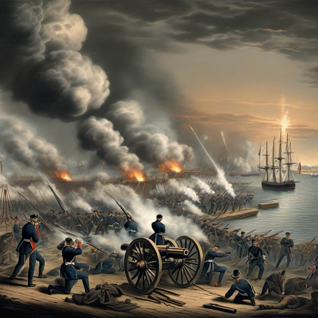 内战的导火索：1861年4月12日，萨姆特堡的枪声