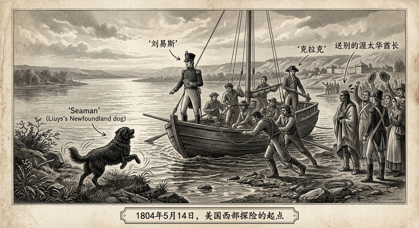 1804年5月14日：刘易斯与克拉克的“发现军团”踏上史诗征程