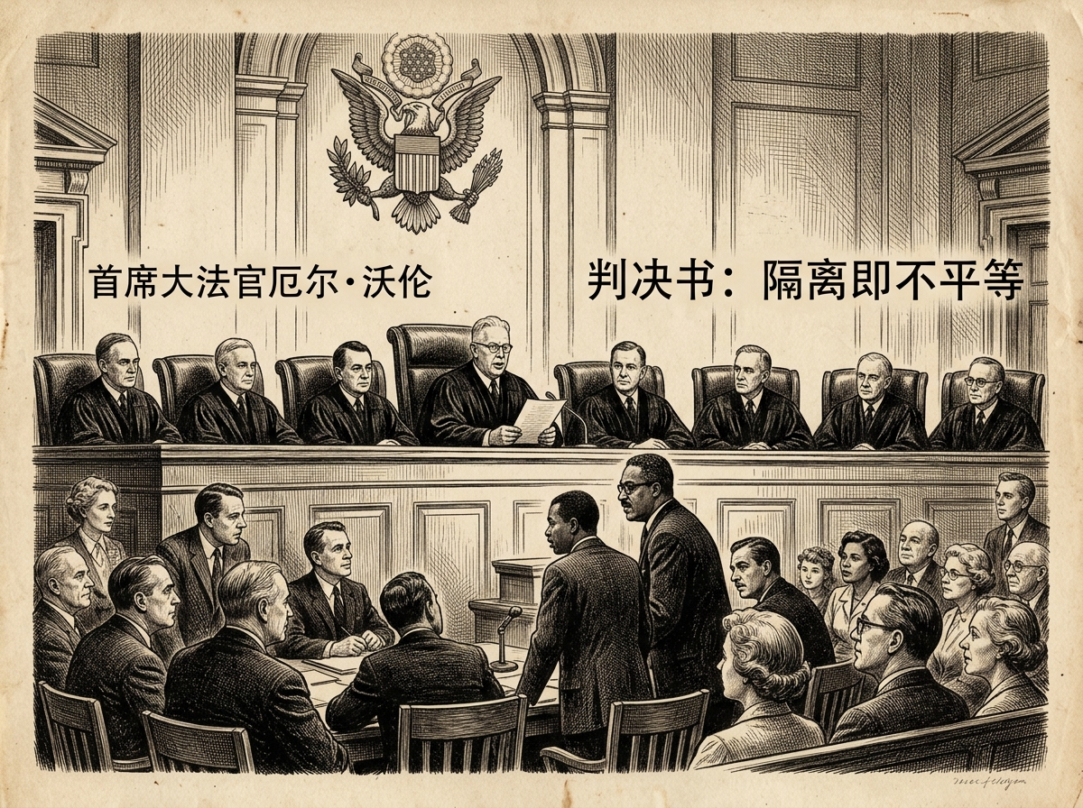 1954年5月17日：布朗案终结学校种族隔离