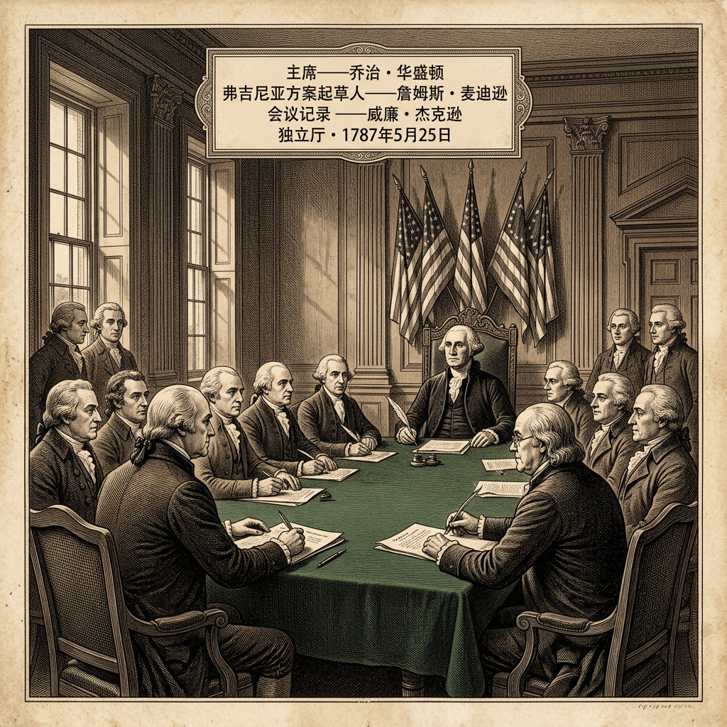 1787年5月25日：费城制宪会议开幕——美国宪法的奠基时刻
