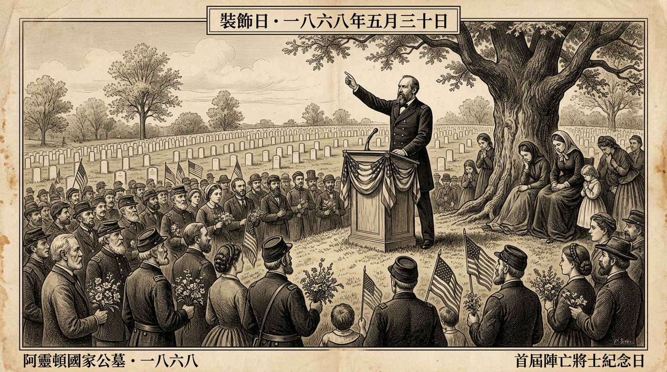 1868年5月30日：阵亡将士纪念日的诞生——从感恩与伤痛开始的美国传统