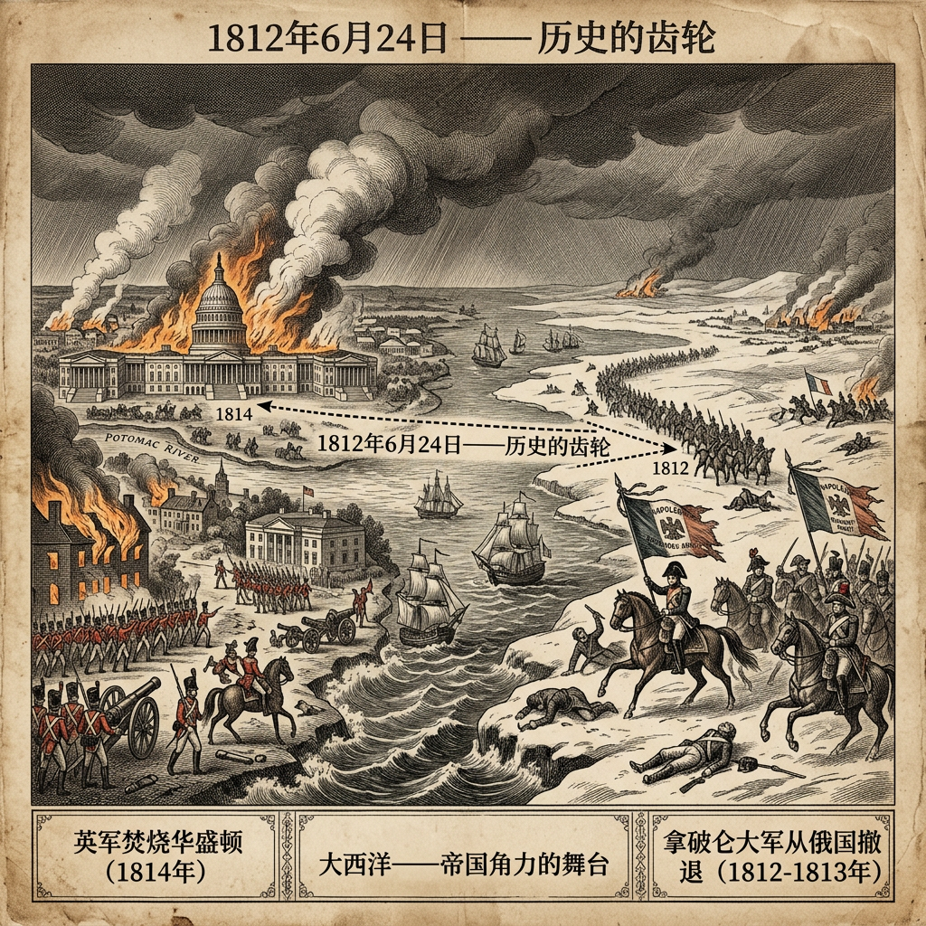 1812年6月24日：拿破仑入侵俄国，美国的历史拐点