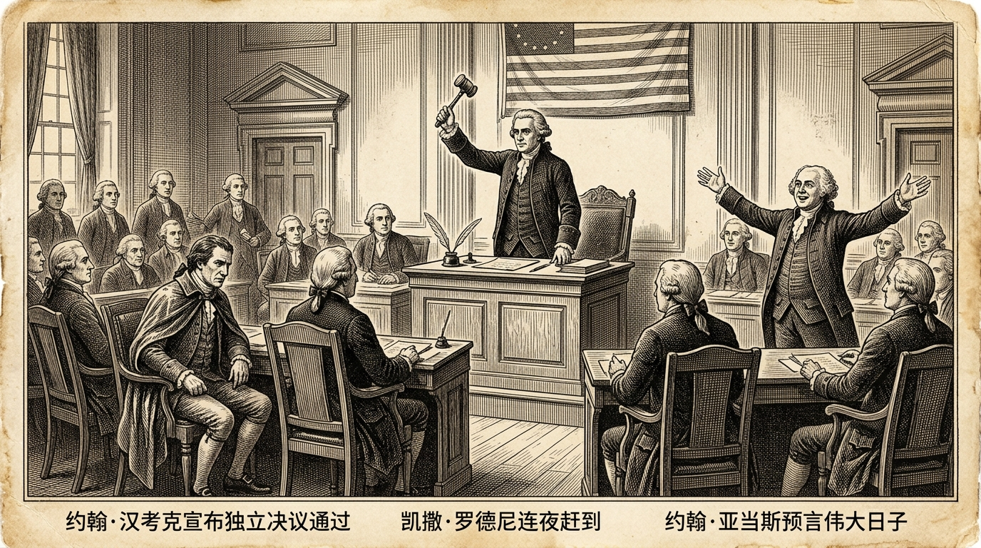 1776年7月2日：美国独立的真正生日