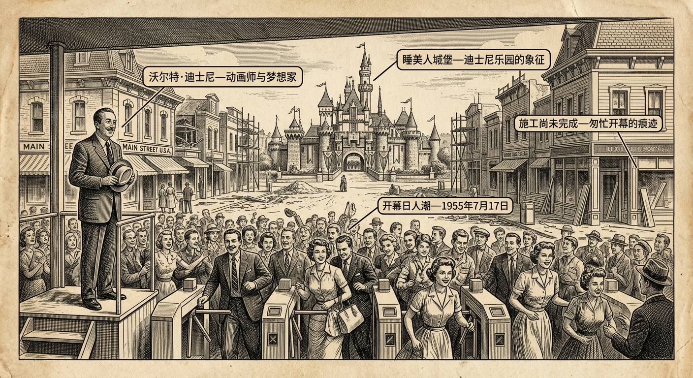 July 17, 1955: The Grand Opening of Disneyland – A Dream Becomes Reality