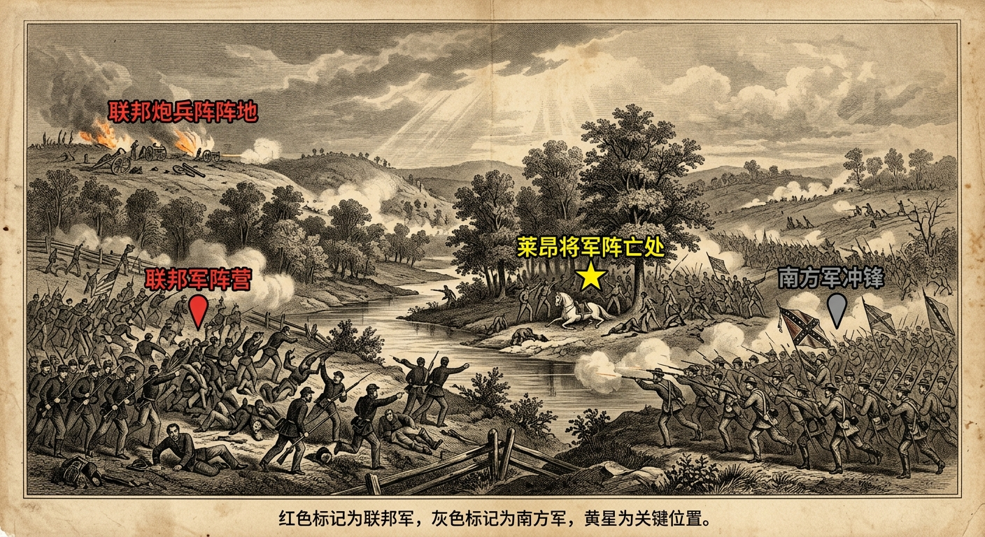 1861年8月10日：威尔逊溪战役——密苏里州内战的第一次血战