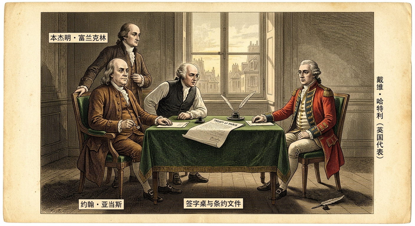 1783年9月3日：《巴黎条约》签署——美国独立战争正式结束