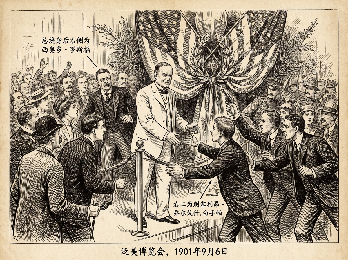 【历史今日】9月6日：美国麦金利总统遇刺——改变世纪进程的枪声