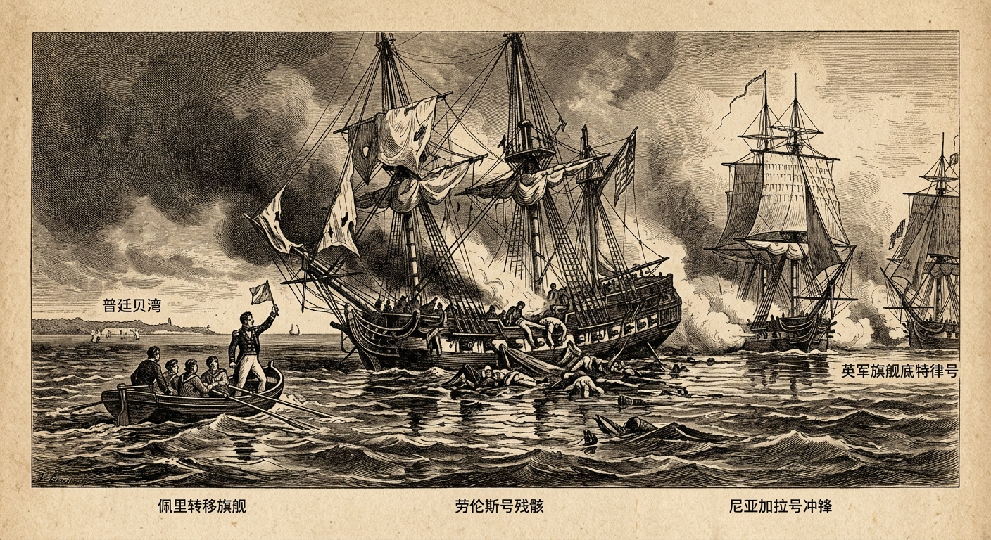 1813年9月10日：伊利湖战役——佩里的胜利与美国海军的诞生
