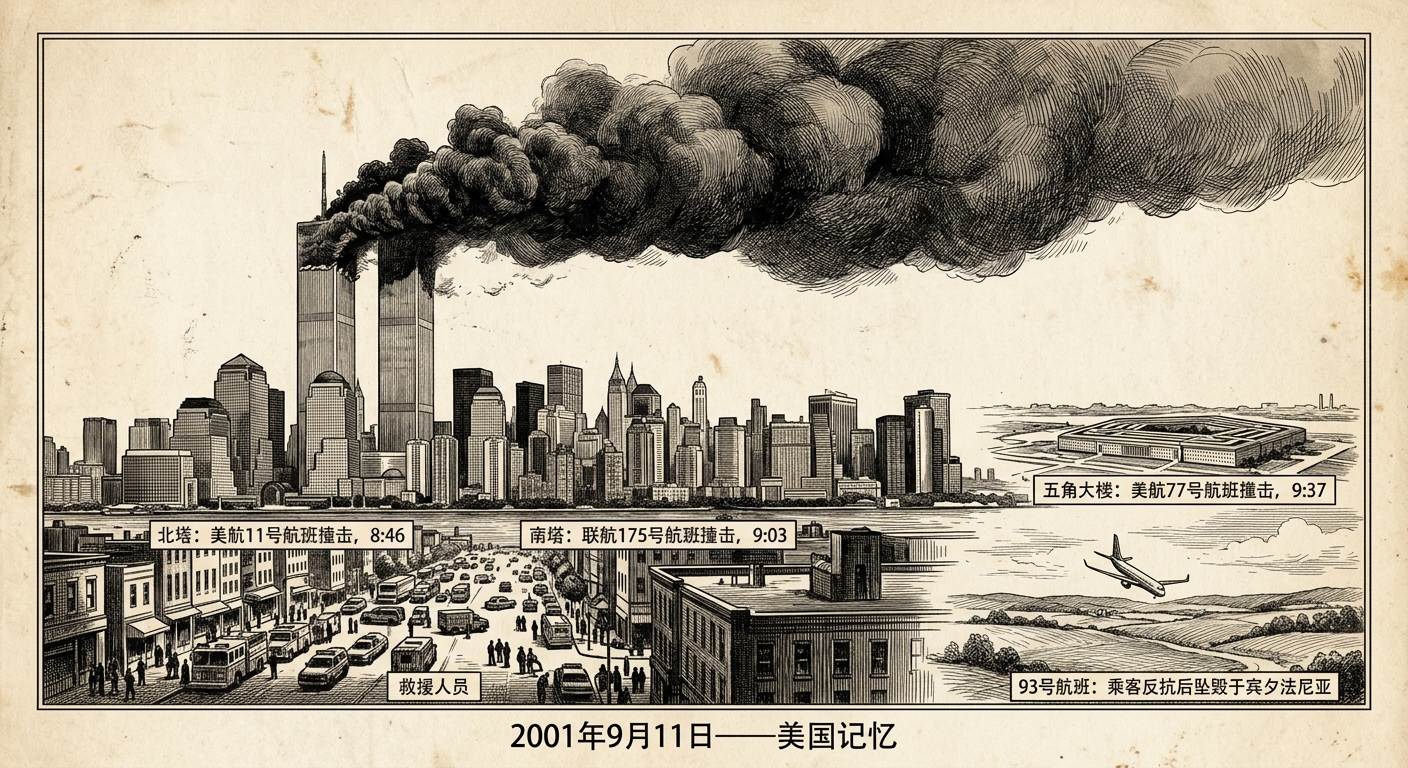 2001年9月11日：改变美国的一天