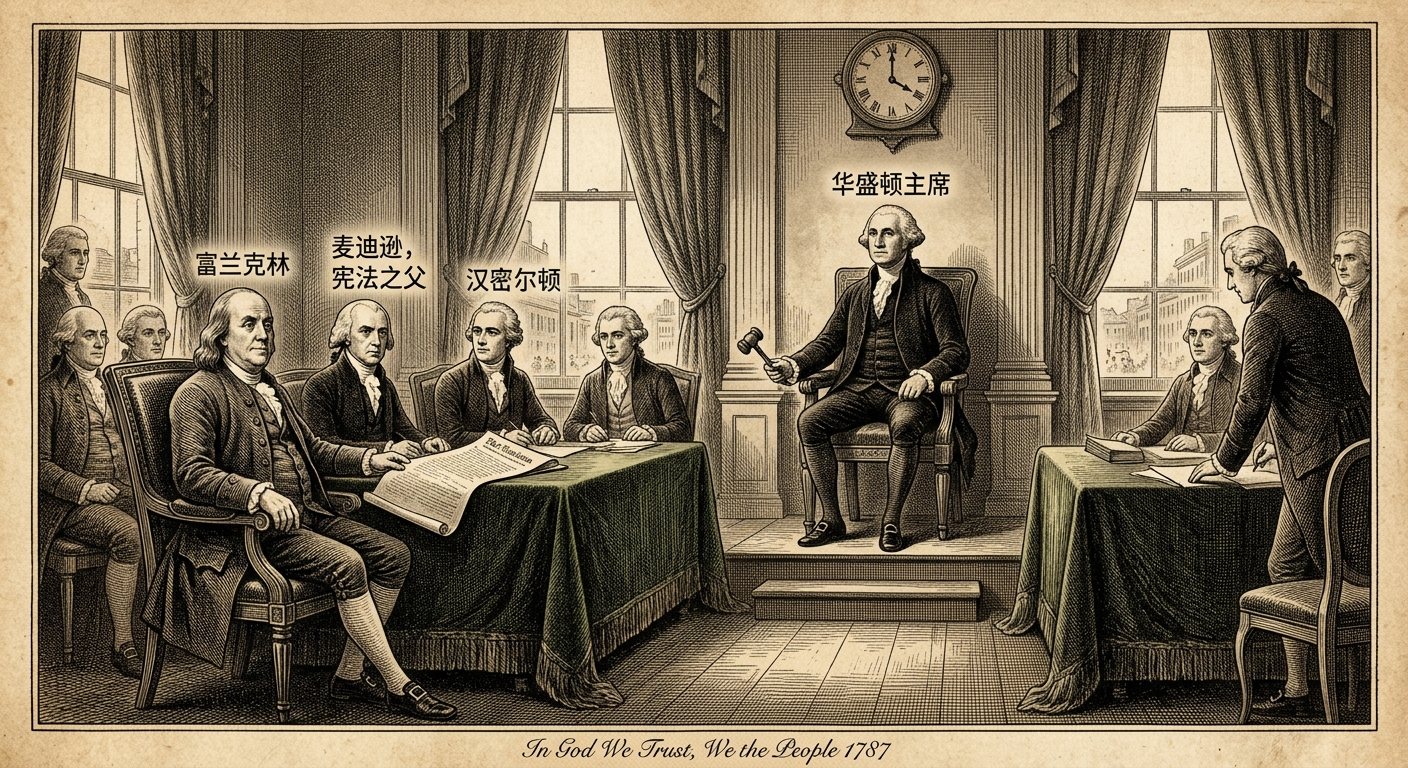 1787年9月17日：费城制宪会议签署美国宪法——一场“奇迹”的诞生