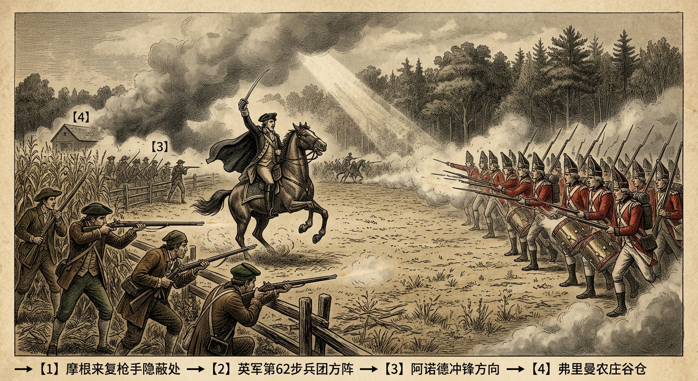 1777年9月19日：弗里曼农庄之战——美国独立战争的转折前夜