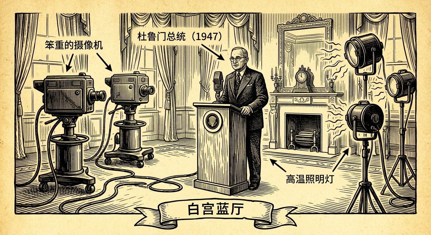 1947年10月5日：杜鲁门总统让电视走进白宫，改变美国政治